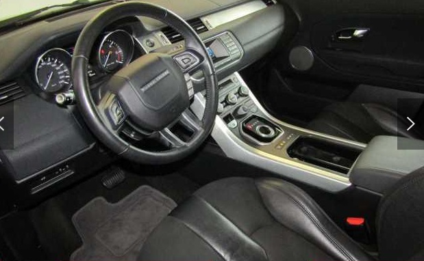 Left hand drive car LANDROVER RANGE ROVER EVOQUE (01/06/2013) - 